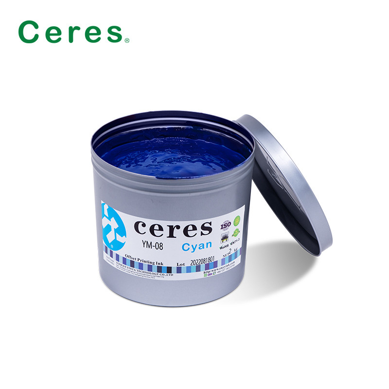 Tinta de lata offset Tintas de decoração de metal para 3 peças podem secar no forno