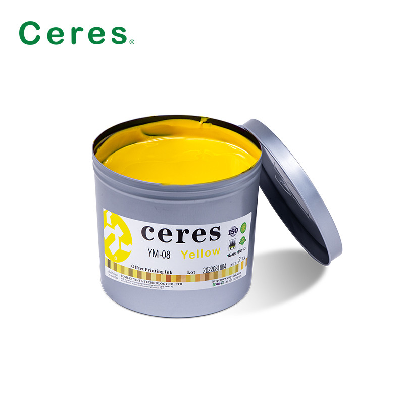 Tinta de lata offset Tintas de decoração de metal para 3 peças podem secar no forno
