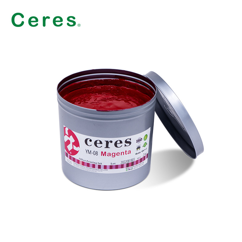 Tinta de lata offset Tintas de decoração de metal para 3 peças podem secar no forno