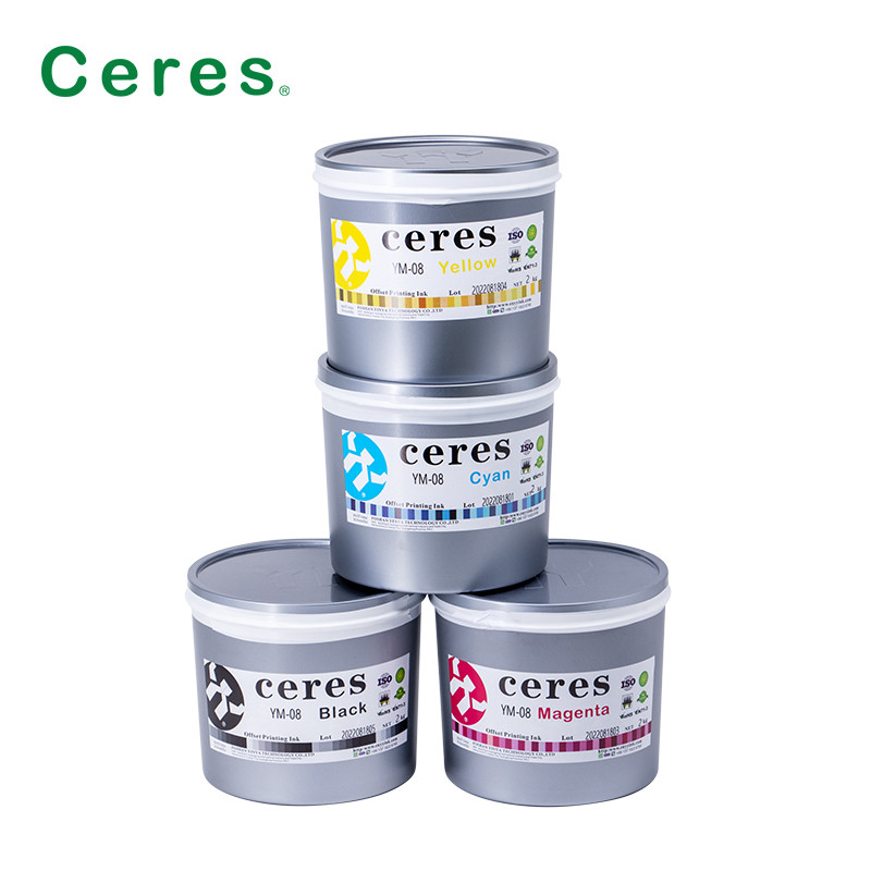 Tinta de lata offset Tintas de decoração de metal para 3 peças podem secar no forno