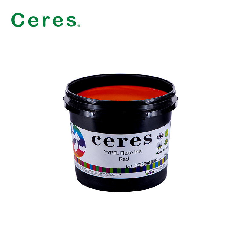 CMYK Cor YYPFL Tinta Flexo para fitas de tecido têxtil