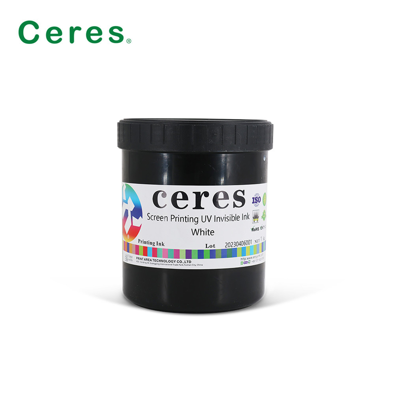Tela que imprime a tinta invisível uv incolor a seco normal branco