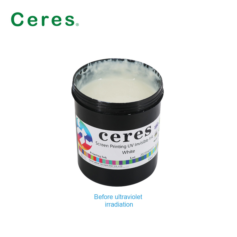 Tela que imprime a tinta invisível uv incolor a seco normal branco