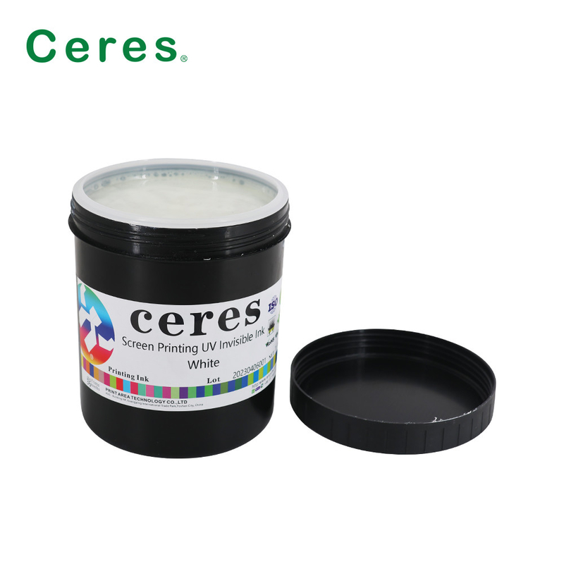 Tela que imprime a tinta invisível uv incolor a seco normal branco