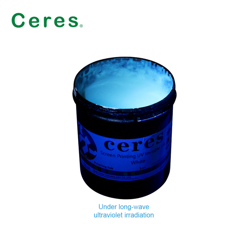 Tela que imprime a tinta invisível uv incolor a seco normal branco