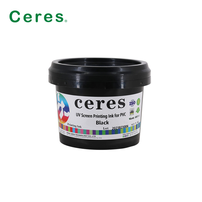 Tinta de impressão UV da tela de CMYK para o HDPE de vidro plástico do LDPE do ANIMAL DE ESTIMAÇÃO do PE dos PP