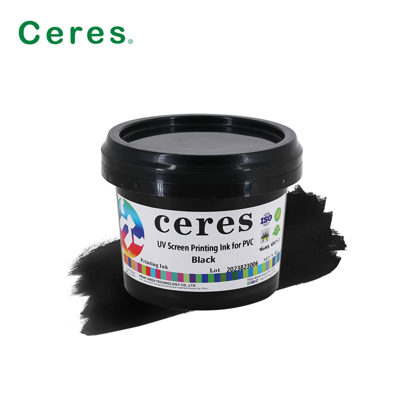 Tinta de impressão UV da tela de CMYK para o HDPE de vidro plástico do LDPE do ANIMAL DE ESTIMAÇÃO do PE dos PP