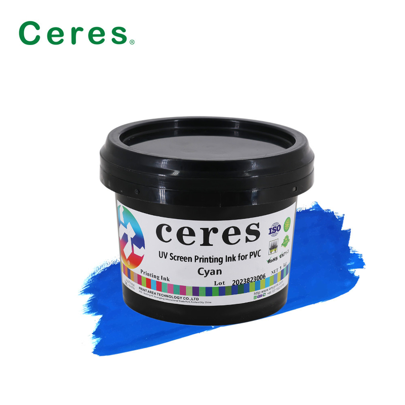Tinta de impressão UV da tela de CMYK para o HDPE de vidro plástico do LDPE do ANIMAL DE ESTIMAÇÃO do PE dos PP