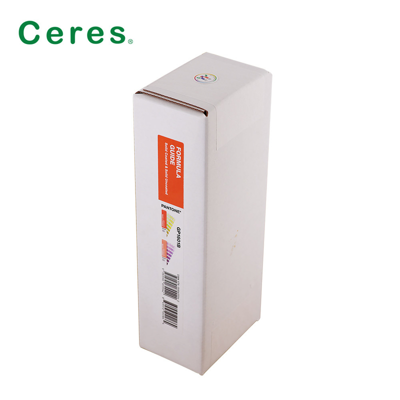 GP1601B Guia da fórmula Pantone revestido não revestido 2390 cores 2 Pcs Set