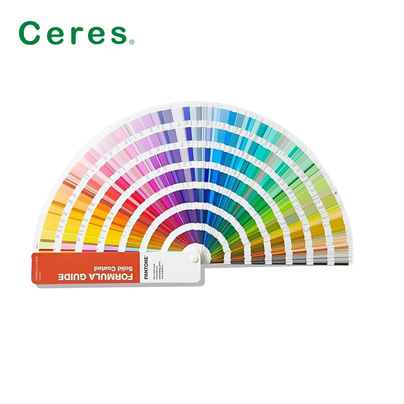 GP1601B Guia da fórmula Pantone revestido não revestido 2390 cores 2 Pcs Set