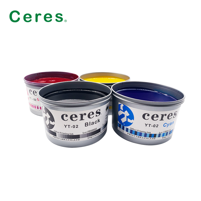 Ceres Tinta de impressão offset com base em óleo YY02/YY03/YY09 modelo com dois anos de validade
