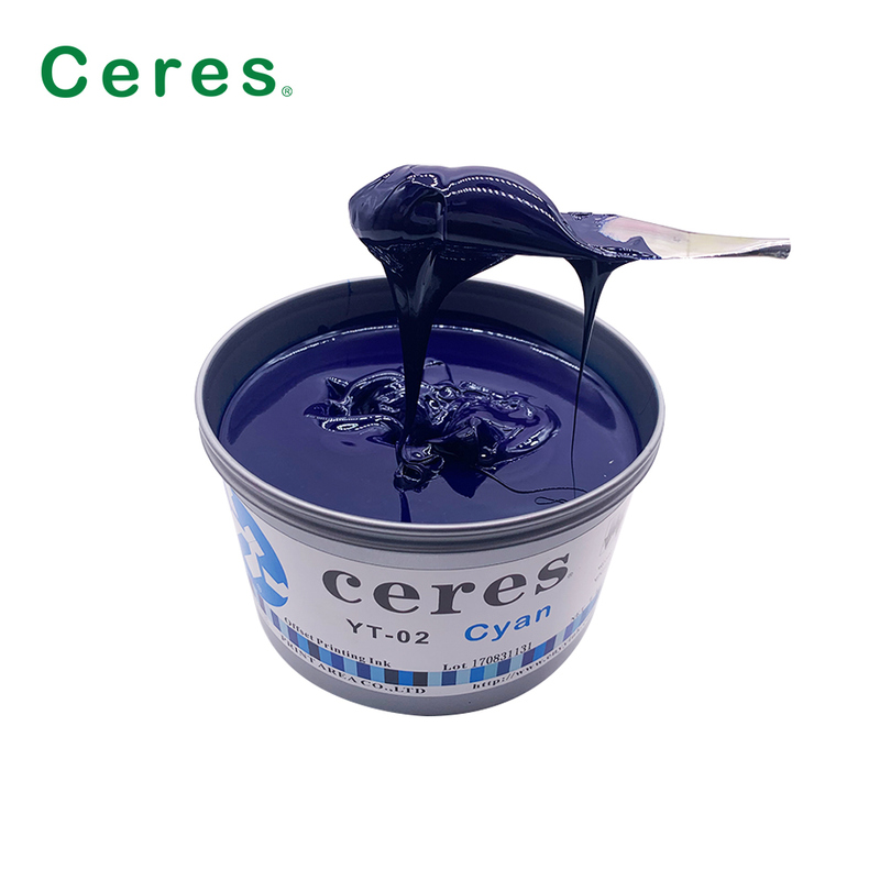 Ceres Tinta de impressão offset com base em óleo YY02/YY03/YY09 modelo com dois anos de validade