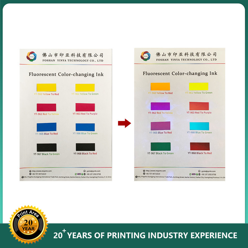 Nature Dry UV Offset Ink Pantone 803 Yellow Fluorescent Printing Ink para impressão offset em 1KG/CAN