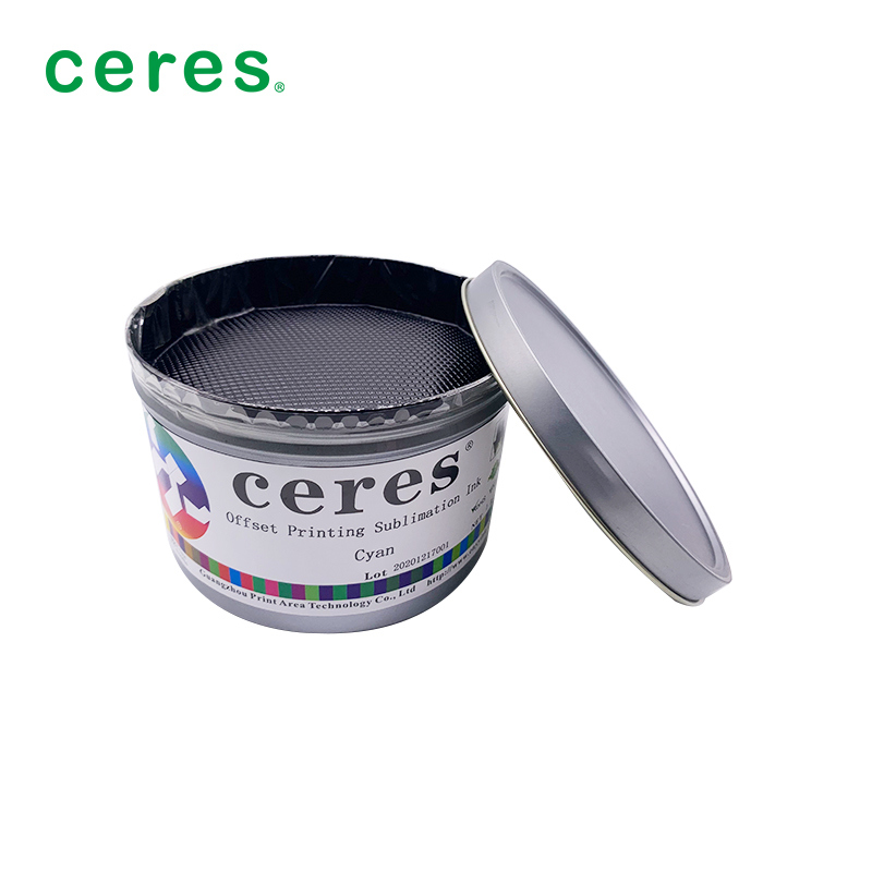 Tinta de sublimação magenta para impressão offset com temperatura de transferência de 180-220 graus e gramatura de papel de 70-110 gramas para pequena diferença de cor