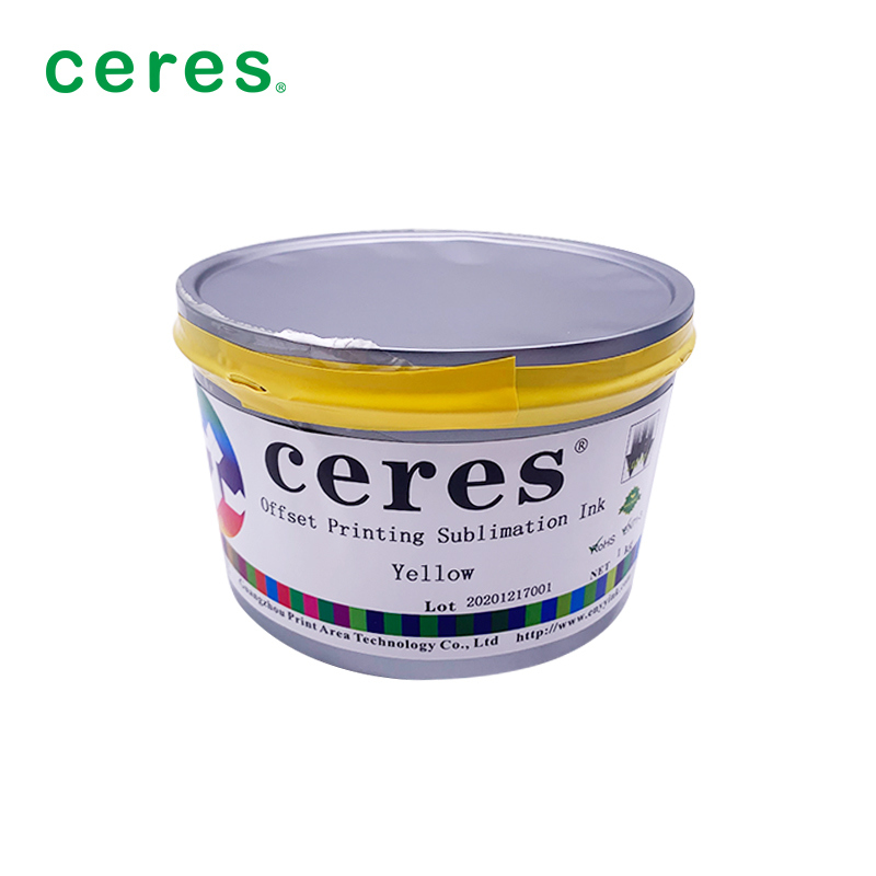 Tinta de sublimação magenta para impressão offset com temperatura de transferência de 180-220 graus e gramatura de papel de 70-110 gramas para pequena diferença de cor