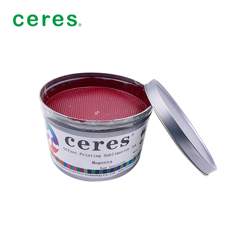 Tinta de sublimação de magenta para impressão offset com pequena diferença de cores Boa reprodutibilidade e adequação de máquina de 4 cores