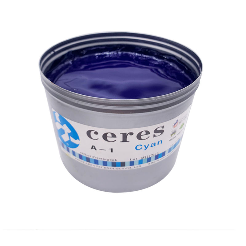 Tinta de impressão offset de soja de alta densidade de cor com alta brilho com garantia de 24 meses para qualquer papel