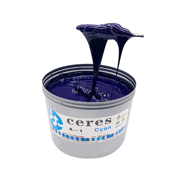 Tinta de impressão offset de soja de alta densidade de cor com alta brilho com garantia de 24 meses para qualquer papel