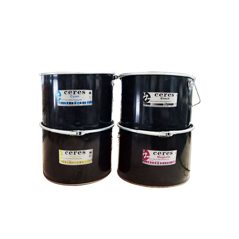 Impressão de jornais Coldset Web Offset Ink Solvente à base de tinta para impressão de jornais em barril de ferro de 20 kg