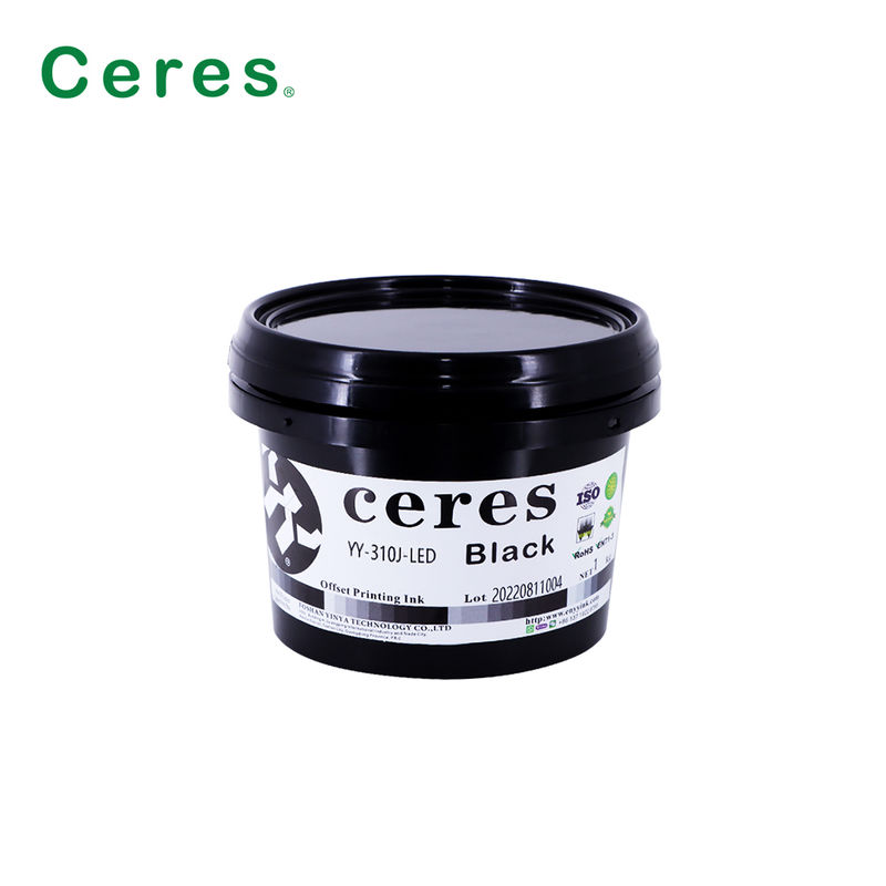 Tinta Offset UV Vermelho Quente Secagem Rápida com Bom Desempenho de Transferência para Impressão Offset