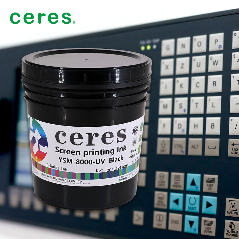 High Opacity UV Screen Printing Ink with High Flexibility and Fast Drying for PE Substrates