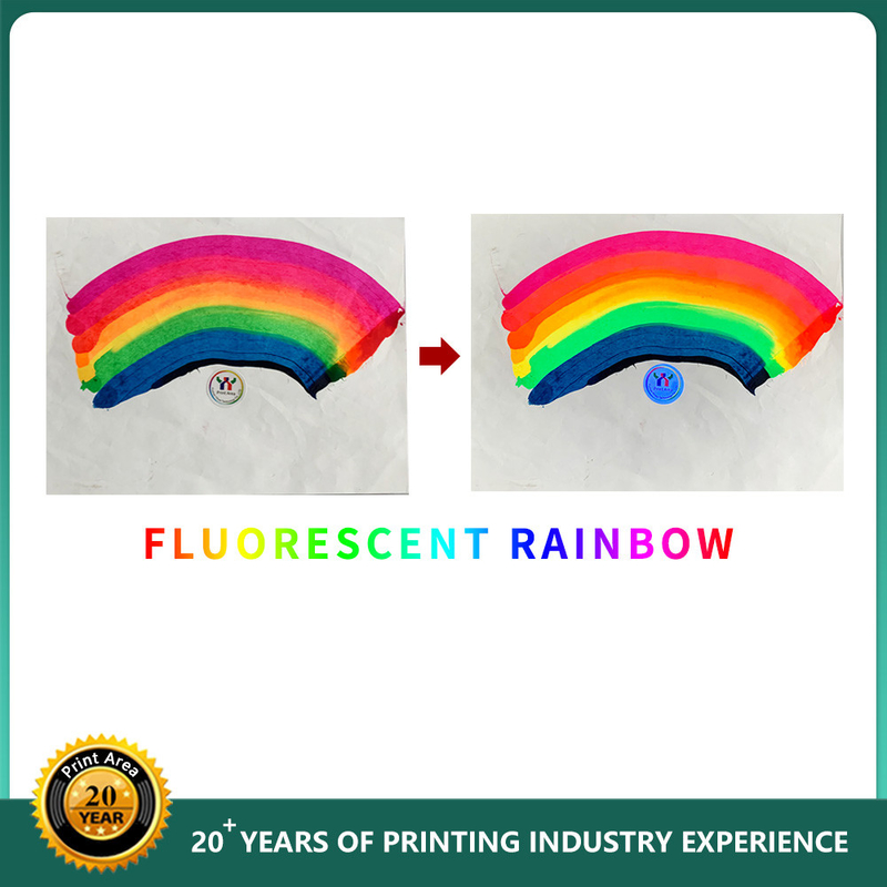 Tinta UV fluorescente offset 1 kg Caixa de papel de cartão de tinta eco-solvente seca normal