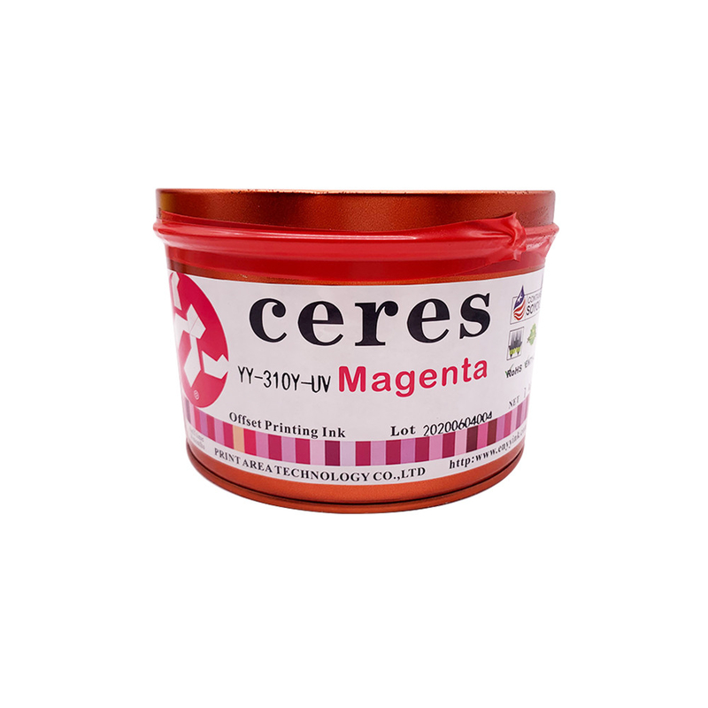 1 Kg Can UV Offset Impressão Tinta CMYK Reflex Blue Spot Color Tinta Baseada em Solvente