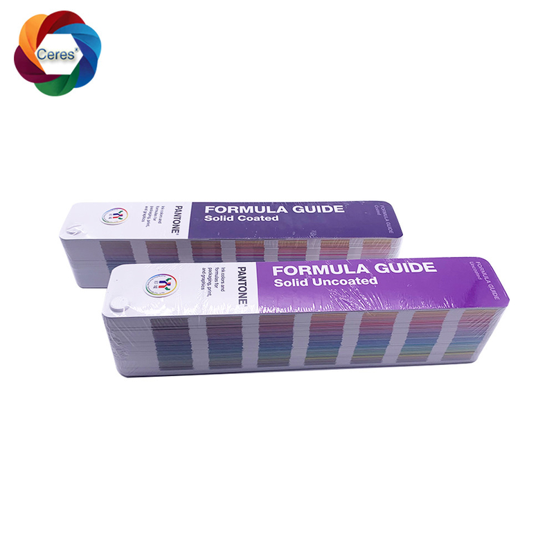 GP1601A Guia de Fórmulas Pantone revestido não revestido 2196 Cores 2 Pcs Set
