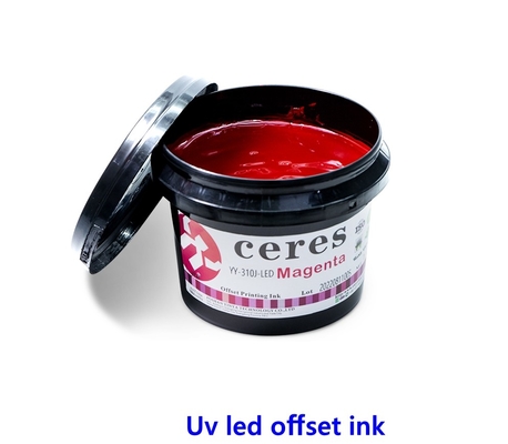 MSDS UV Offset Ink Ceres 1 Kg Can Solvent Based Ink YY-213 Secagem rápida