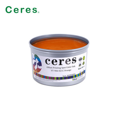 Tinta de impressão offset à base de solvente com cor spot Pantone e alta opacidade para impressão de embalagens