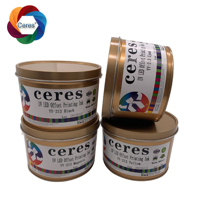 YY-213 Tinta de impressão offset curável com UV Led para copos de plástico