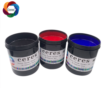60 graus Tinta Sensível à Temperatura Tinta Invisível UV Negra à Base de Solvente